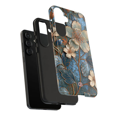 Gilded Blossom Reverie · Tough Phone Case for Samsung · Teal
