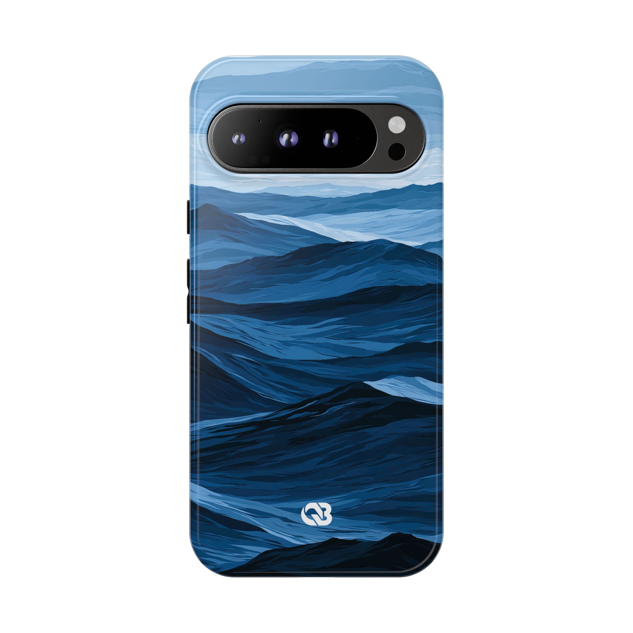 Blue Tough Phone Case for Google Pixel - Cobalt Ridge Tides