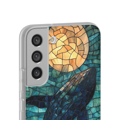 Stained Moon Whale · Soft etui na telefon dla Samsung