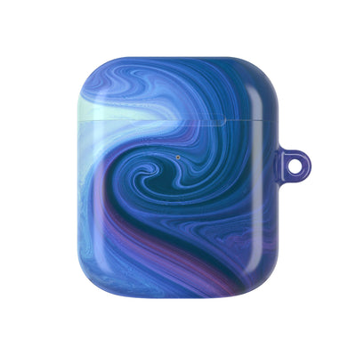 Azure Fluid Swirl · Hard Case for AirPods & AirPods Pro · Blue