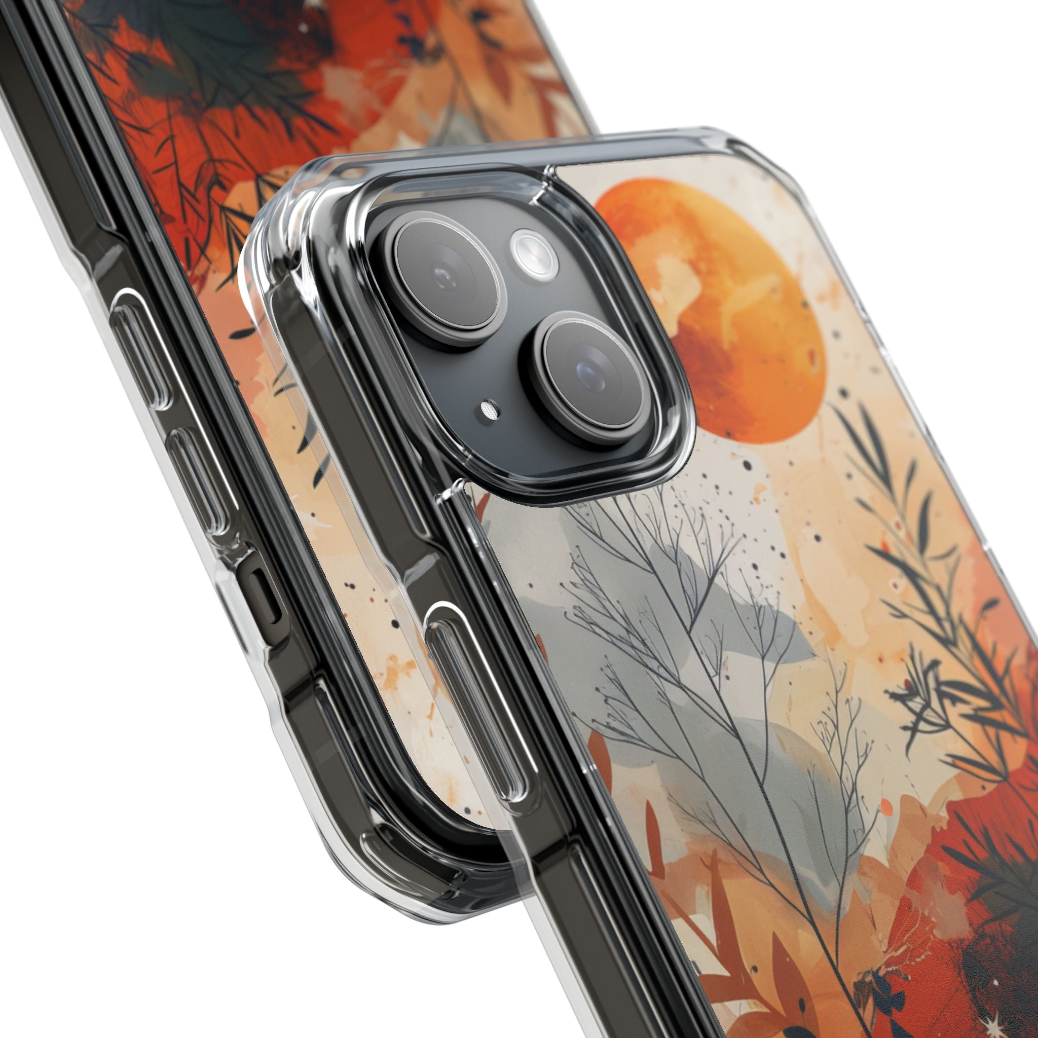 Orange Orb Breeze iPhone 15 Case - Impact