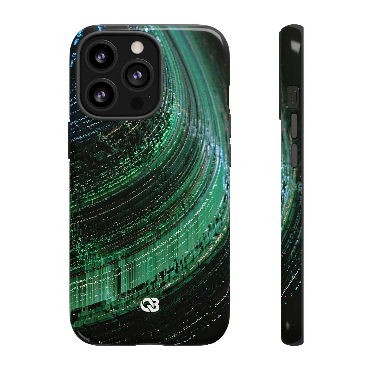 Orbital Data Stream · Tough Phone Case for iPhone · Green