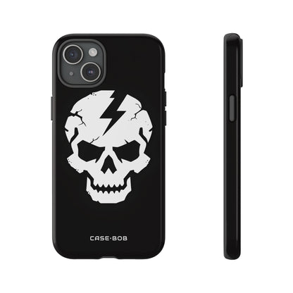 Lightning Skull iPhone 15 Plus Case - Tough