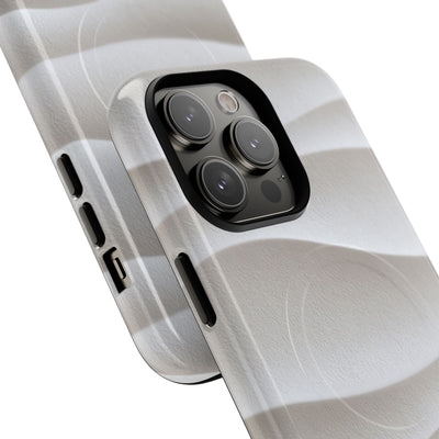 Sculpted Dune Relief · Tough 2.0 Magnetic Phone Case for iPhone · White
