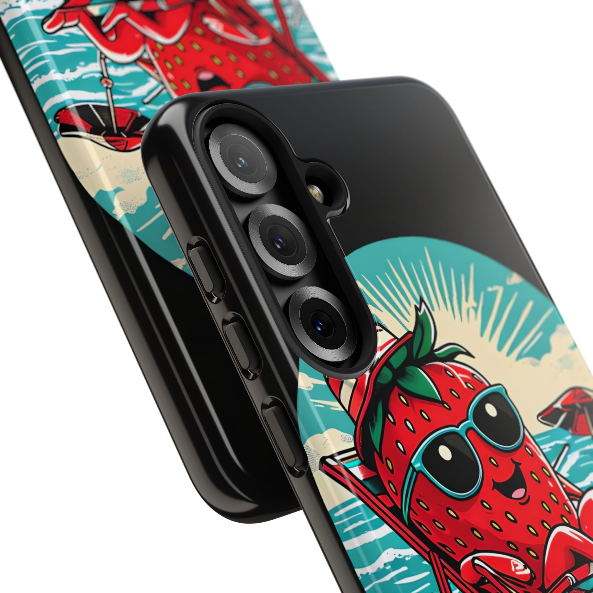 Retro Coastal Berry · Tough Mobilskal för Samsung