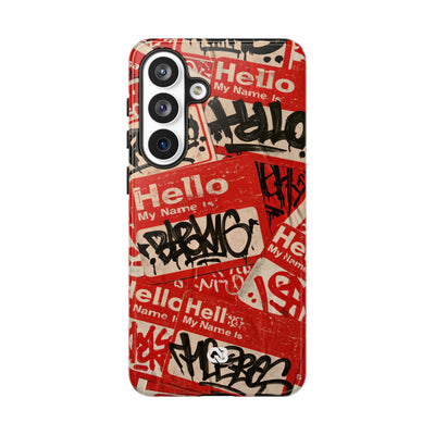 Slap Tag Collage · Tough Phone Case for Samsung · Red