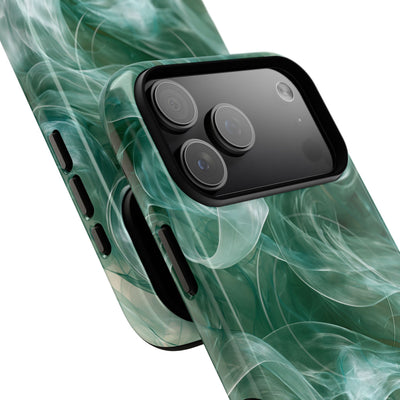 Translucent Aqua Flow · Tough 2.0 Magnetic Phone Case for iPhone · Teal
