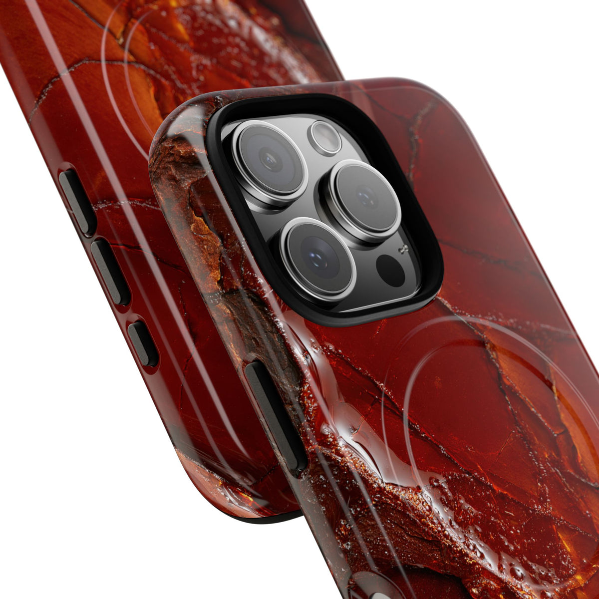 Amber Embrace · Tough 2.0 Magnetic Phone Case for iPhone · Brown
