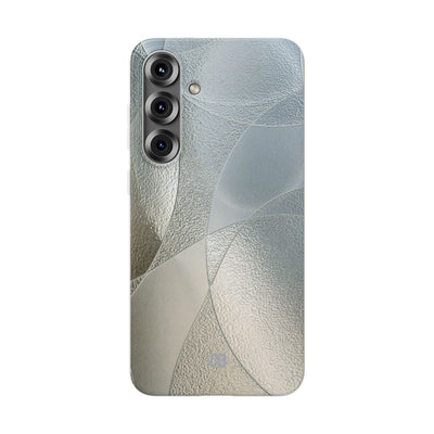 Silver Lite Phone Case for Samsung - Frosted Silver Mosaic