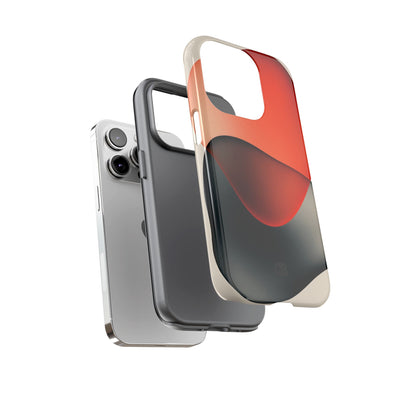 Translucent Crimson Form · Tough Phone Case for iPhone · Red