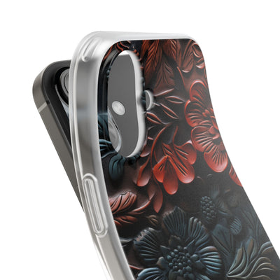 Carved Earth Bloom · Soft Phone Case for iPhone