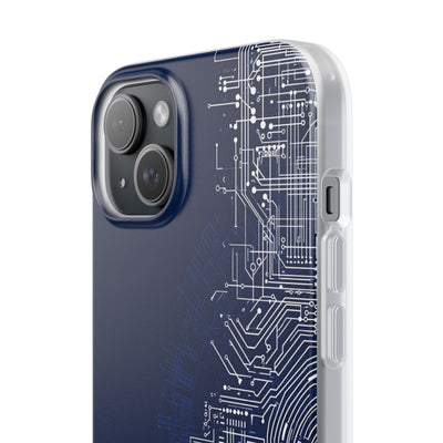 Blue Lite Phone Case for iPhone - Cobalt Circuit Logic