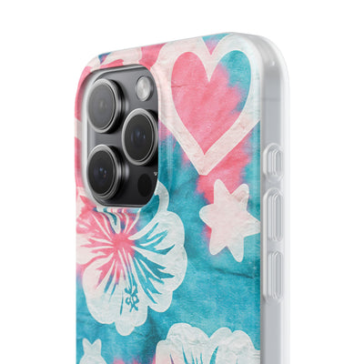 Tropical Hibiscus Bloom · Lite Phone Case for iPhone ·  Teal