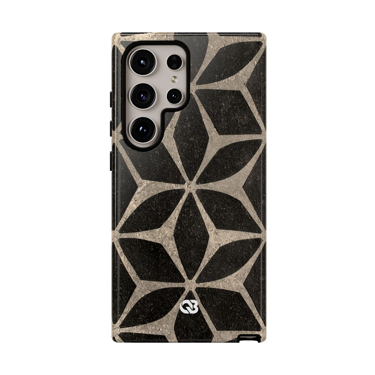 Concrete Mosaic Star · Tough Phone Case for Samsung · Black