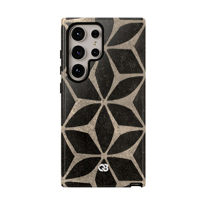 Concrete Mosaic Star · Tough Phone Case for Samsung · Black
