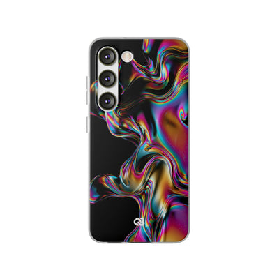 Purple Lite Phone Case for Samsung - Liquid Neon Chrome