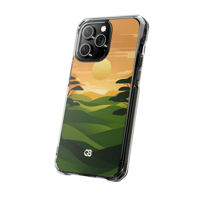 Verdant Horizon Sun · Impact Phone Case for iPhone · Magsafe