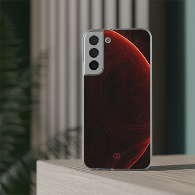 Red Lite Phone Case for Samsung - Crimson Flare Flux