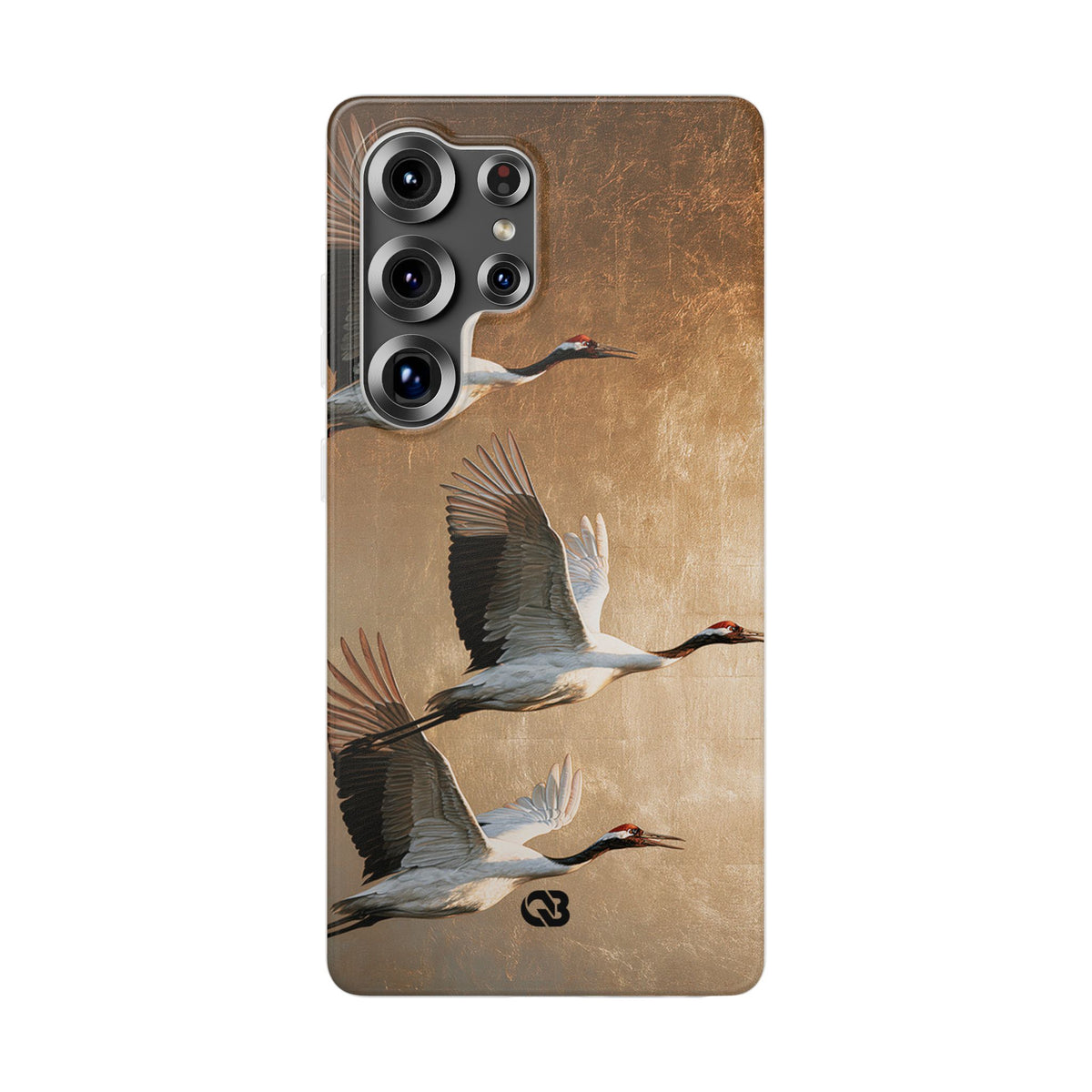 Golden Crane Flight · Lite Phone Case for Samsung · Gold