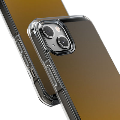 Golden Umber · Clear Impact Magnetic Phone Case for iPhone · Gold