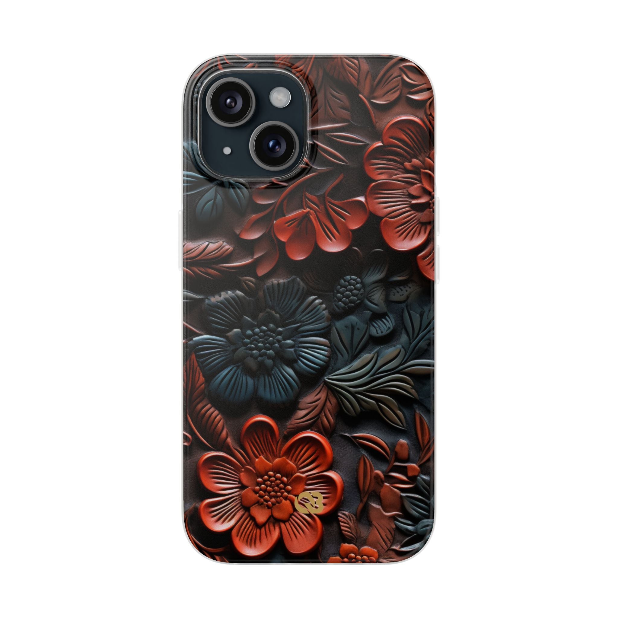 Carved Earth Bloom · Soft Phone Case for iPhone
