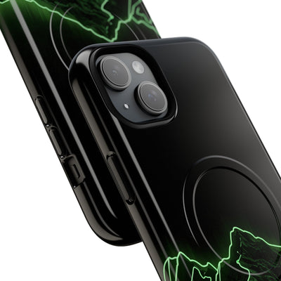 Nordic Mountain Contour · Tough 2.0 Magnetic Phone Case for iPhone · Black
