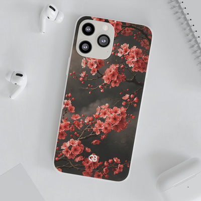Dark Sakura Nocturne · Lite Phone Case for iPhone ·  Black