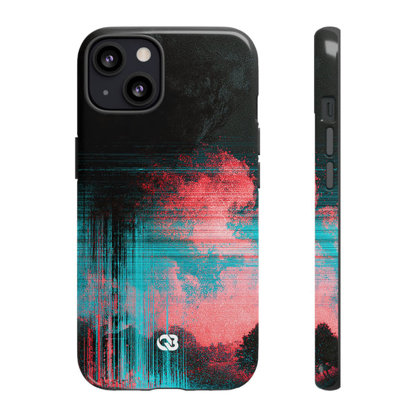 Digital Signal Drift · Tough Phone Case for iPhone · Black