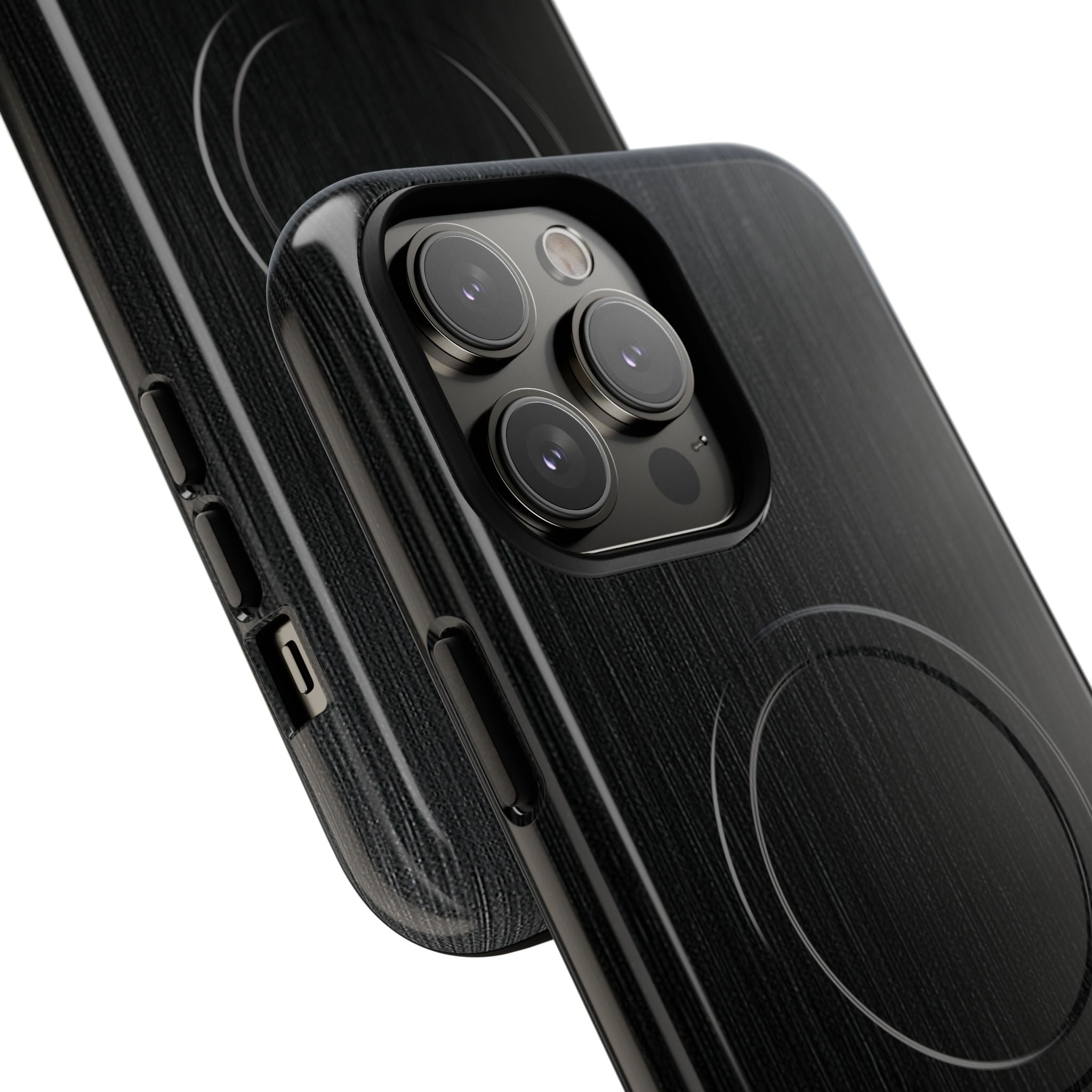 Black Tough 2.0 Magsafe Phone Case for iPhone - Brushed Obsidian Slate