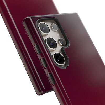 Red Tough Phone Case for Samsung - Deep Sangria Gradient