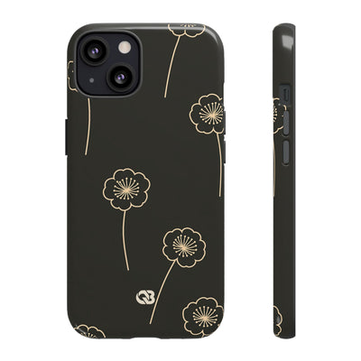 Nocturne Bloom Contours · Tough Phone Case for iPhone · Black