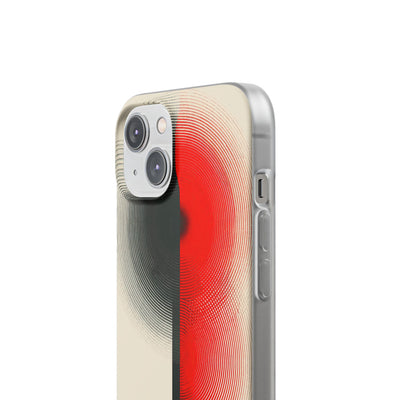 Red Lite Phone Case for iPhone - Split Signal Red