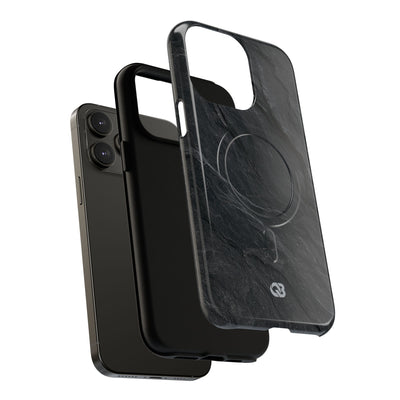 Black Tough 2.0 Magsafe Phone Case for iPhone - Midnight Slate Ridge