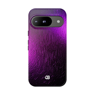 Violet Cyber Circuit · Tough Phone Case for Pixel ·  Purple