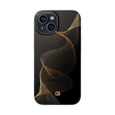 Gold Lite Phone Case for iPhone - Burnished Bronze Helix
