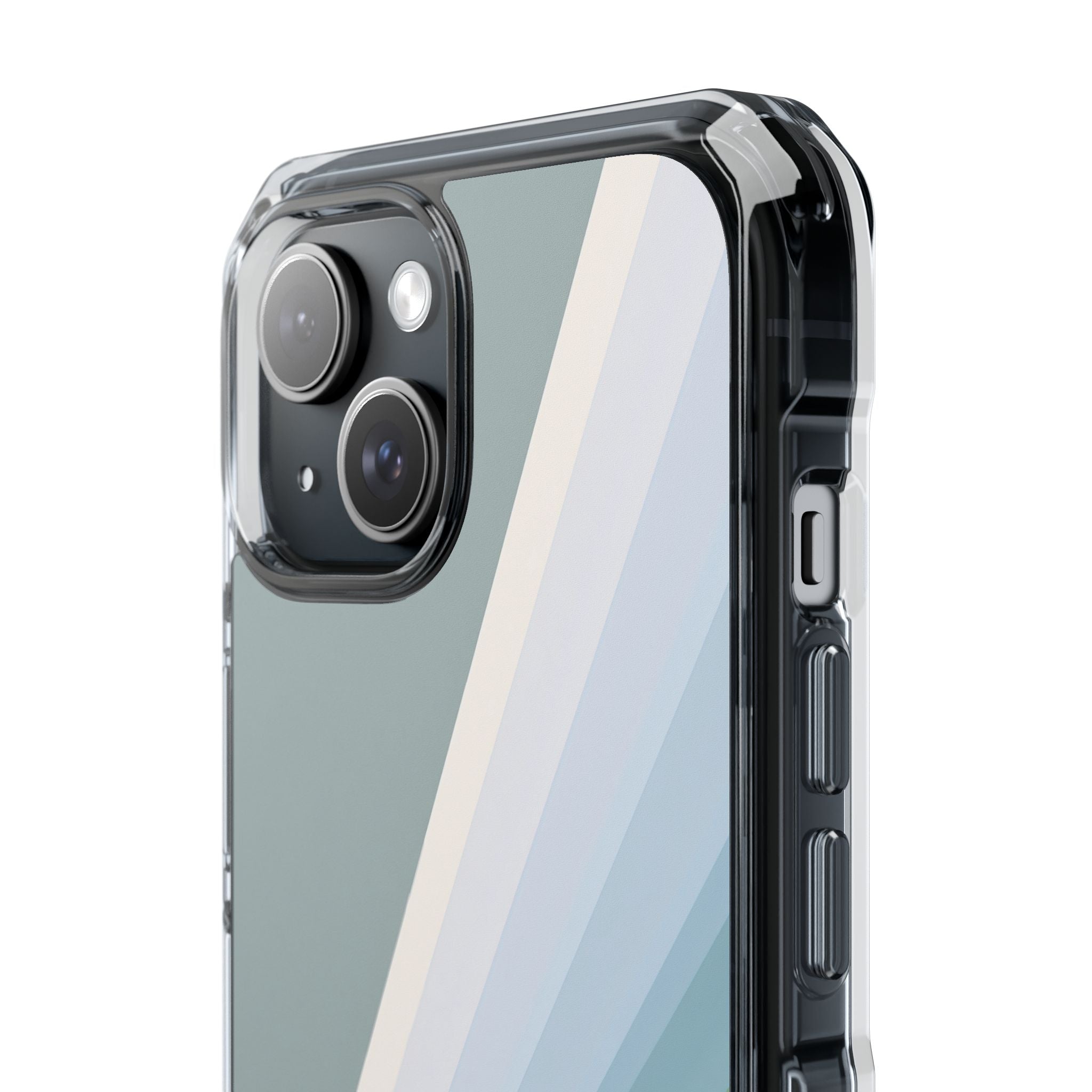 Green Impact MagSafe Phone Case for iPhone - Sage Prism Beam