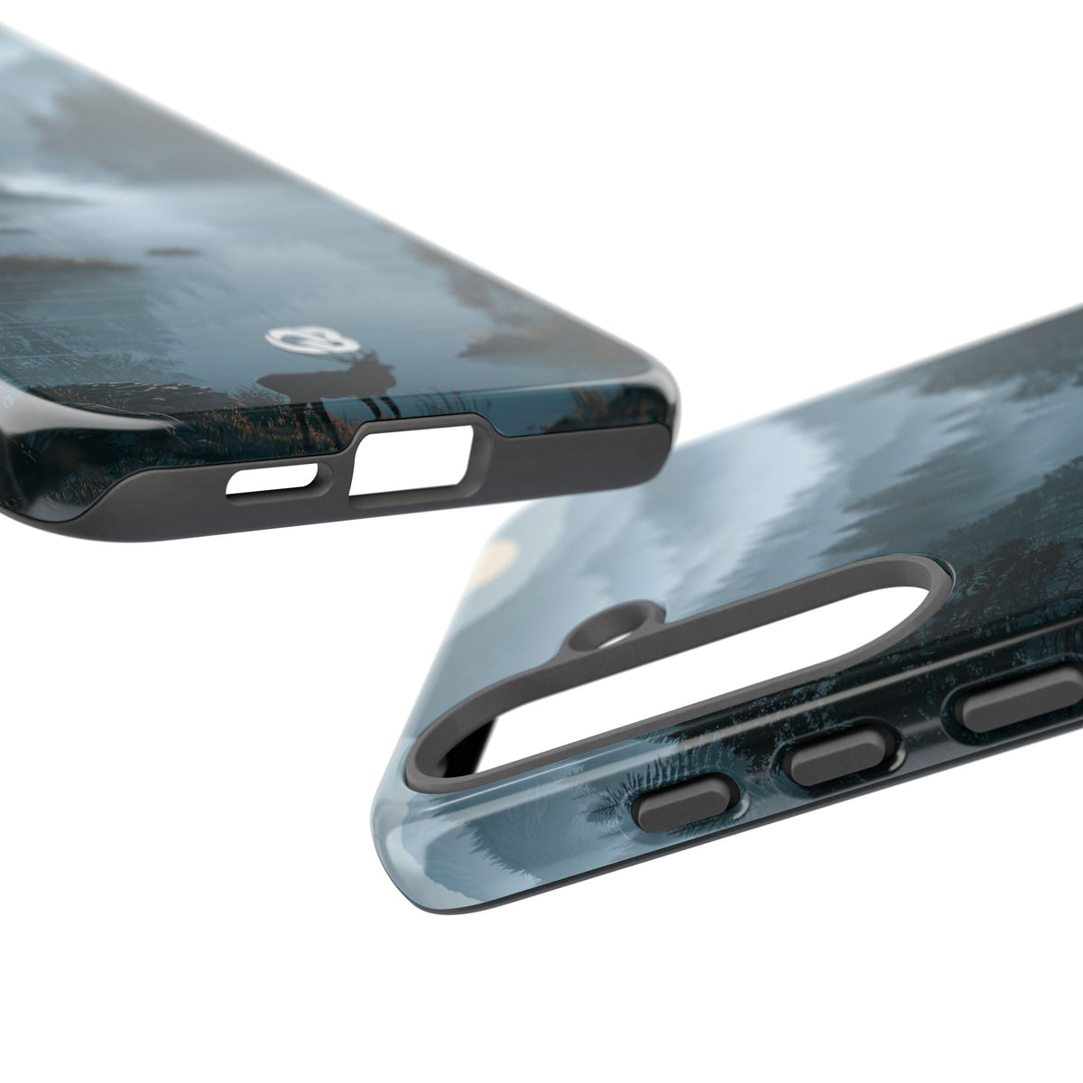 Silent Nordic Fjord · Tough Phone Case for Samsung · Blue