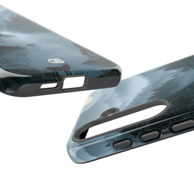 Silent Nordic Fjord · Tough Phone Case for Samsung · Blue