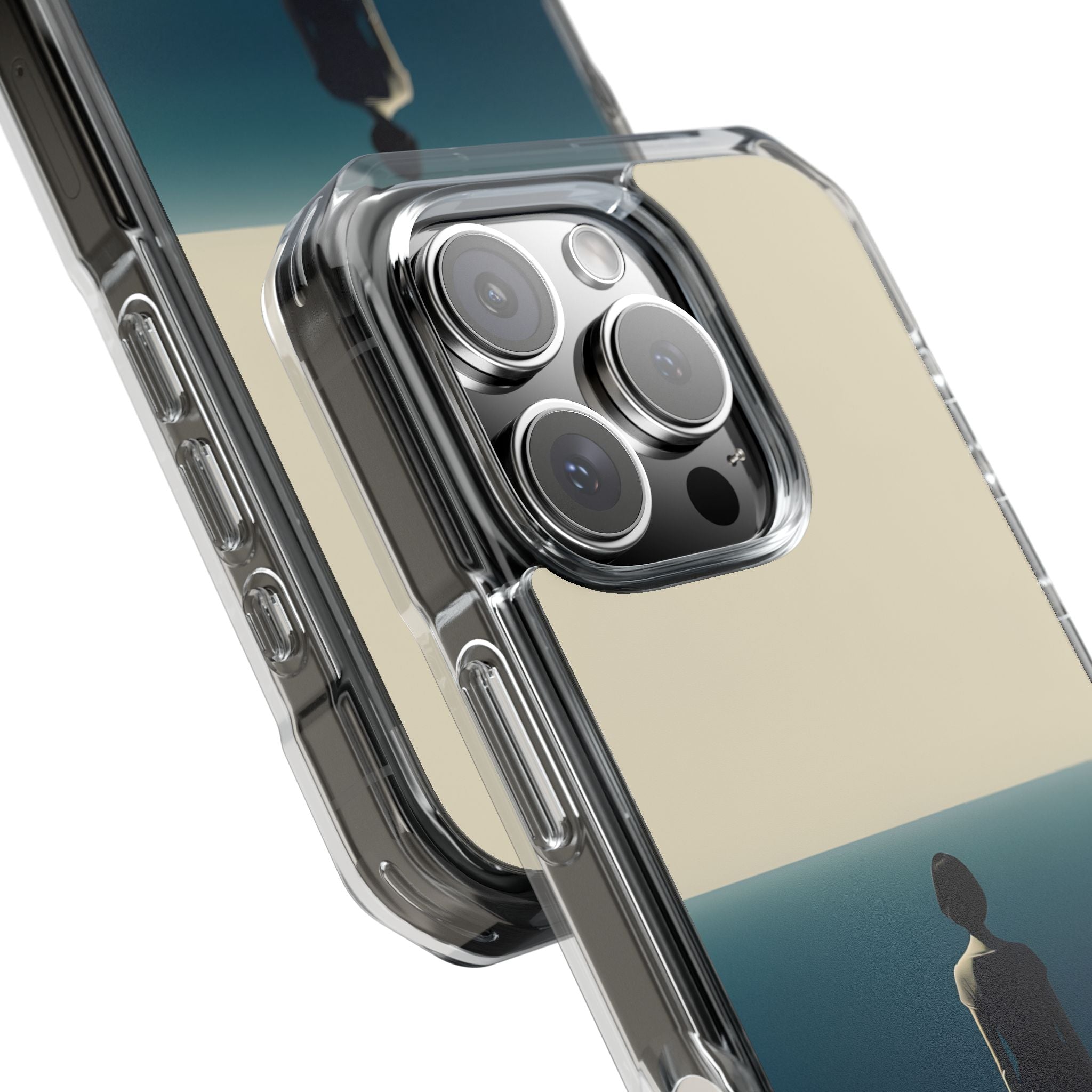 Solitary Blue Horizon · Impact Hoesje voor iPhone · Magsafe