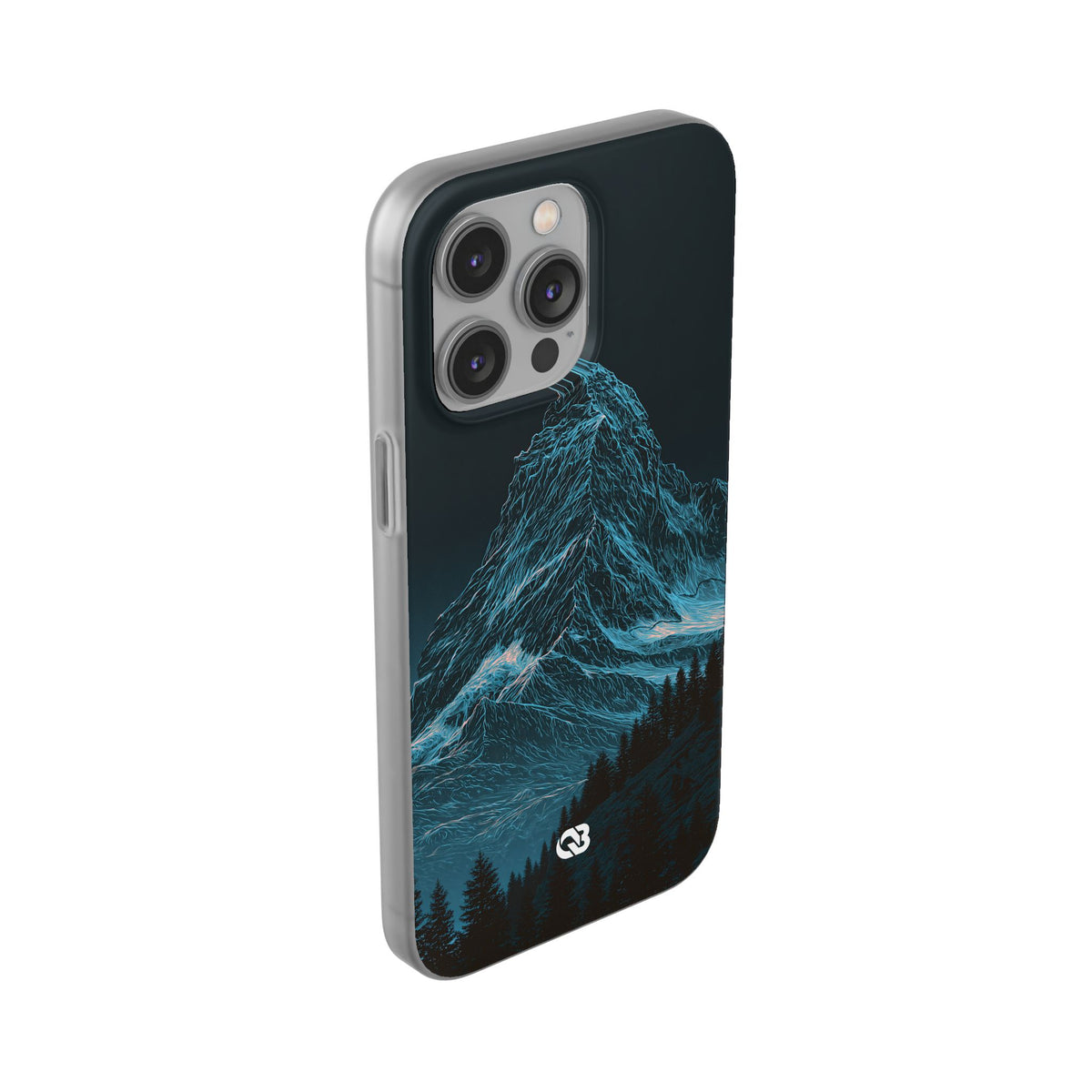Glacial Alpine Peak · Lite Phone Case for iPhone ·  Blue