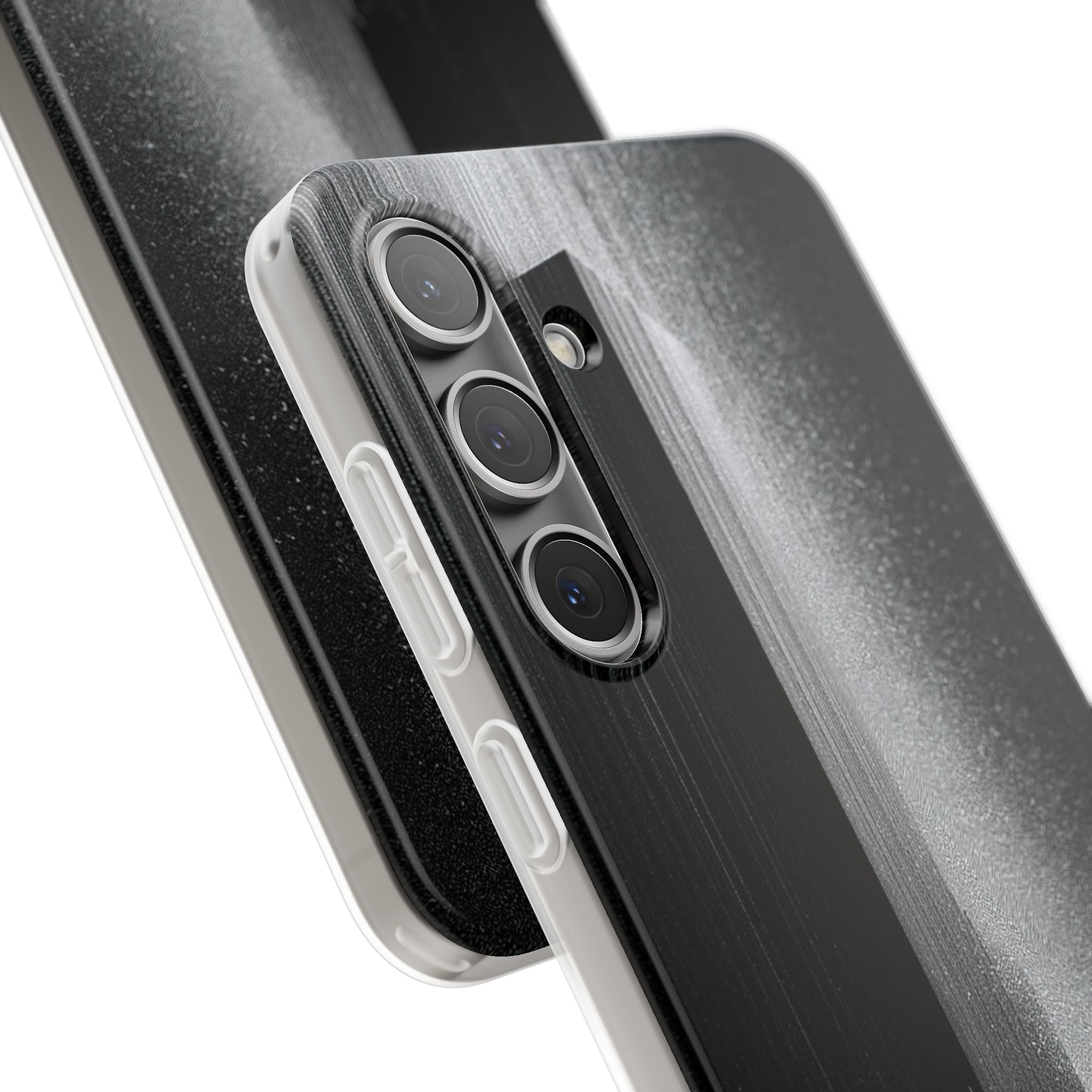 Black Lite Phone Case for Samsung - Brutalist Pixel Monolith