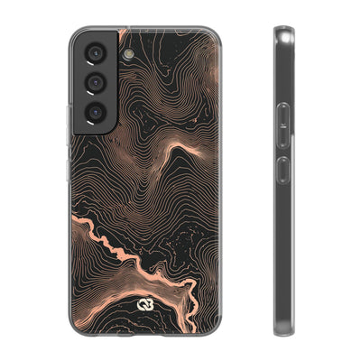 Mesa Elevation Contour · Lite Phone Case for Samsung · Black