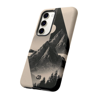 Beige Tough Phone Case for Samsung - Obsidian Summit Parchment