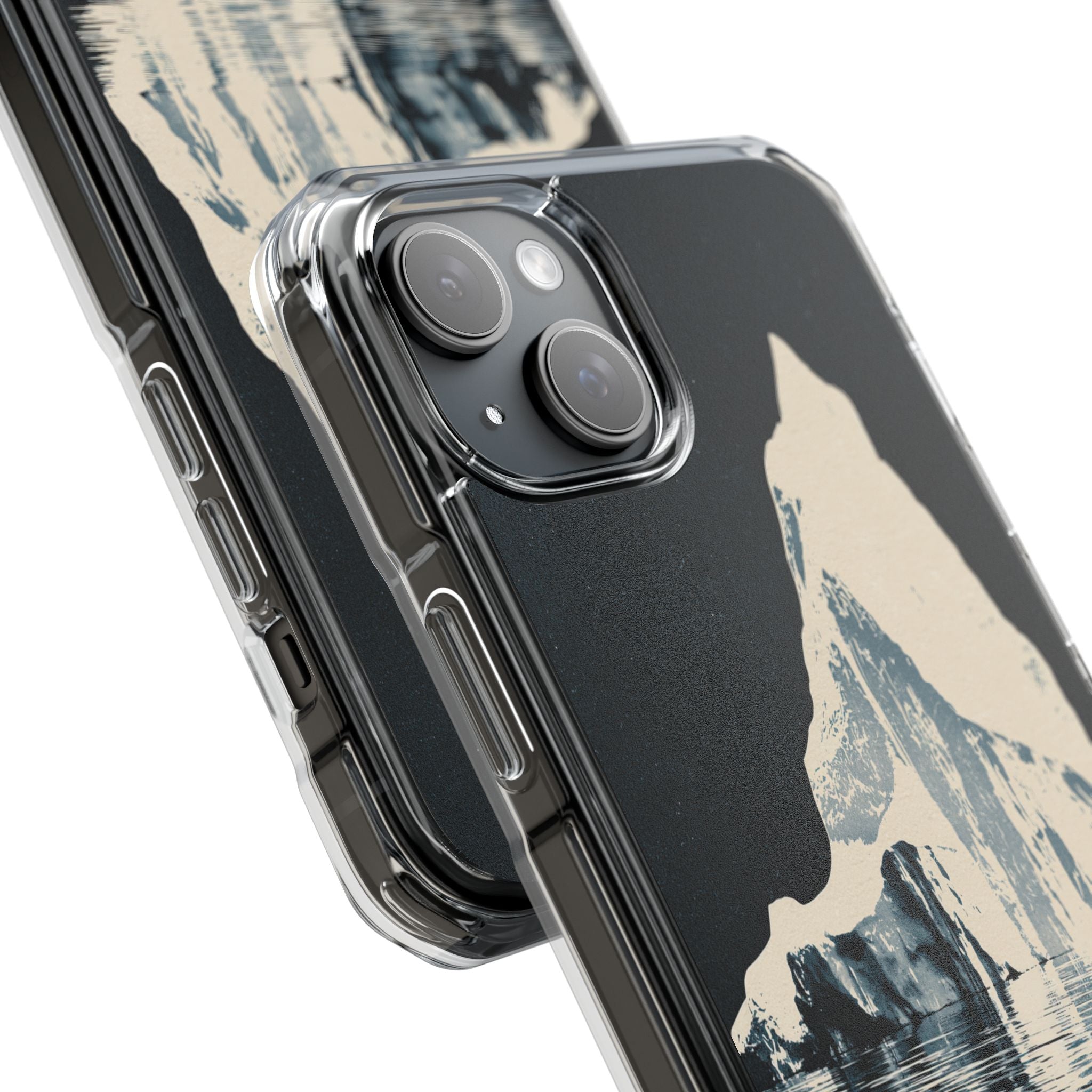 Blue Impact MagSafe Phone Case for iPhone - Frozen Navy Monolith
