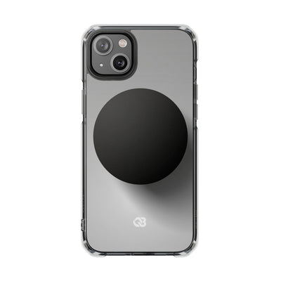 Grey Impact MagSafe Phone Case for iPhone - Matte Onyx Sphere