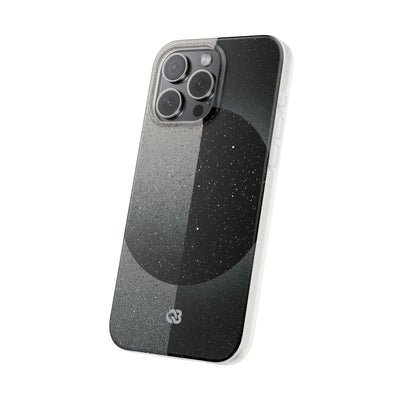 Black Lite Phone Case for iPhone - Lunar Static Orbit