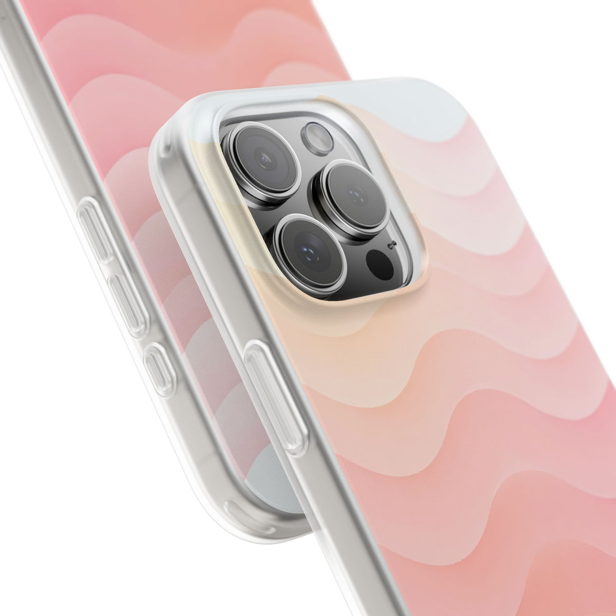 Blush Horizon Waves · Lite Phone Case for iPhone ·  Pink