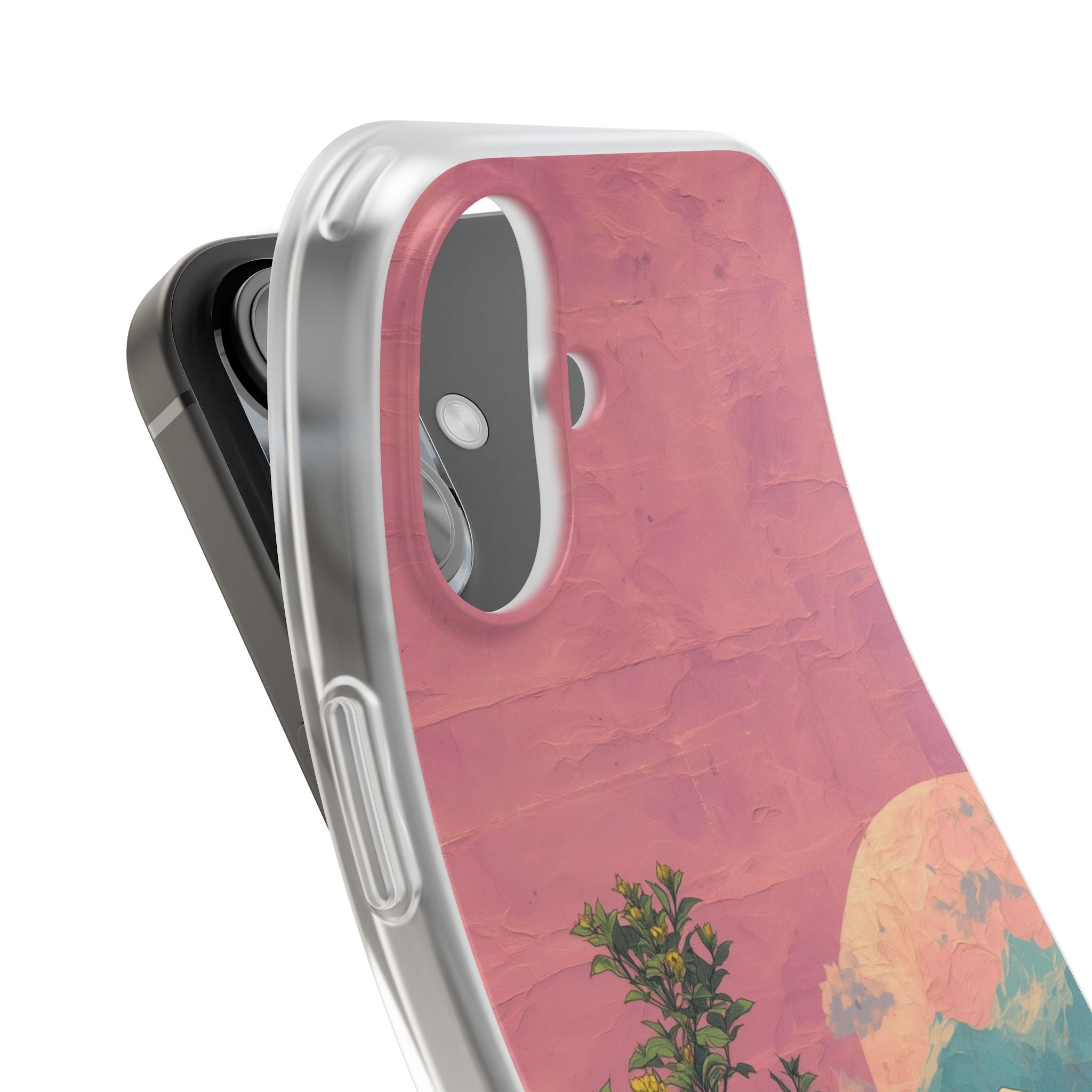 Lunar Pastel Bloom · Soft Phone Case for iPhone