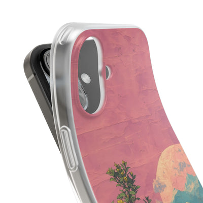 Lunar Pastel Bloom · Soft Phone Case for iPhone