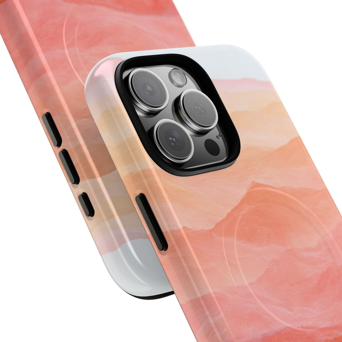 Alpenglow Ridge Vista · Tough 2.0 Magnetic Phone Case for iPhone · Orange